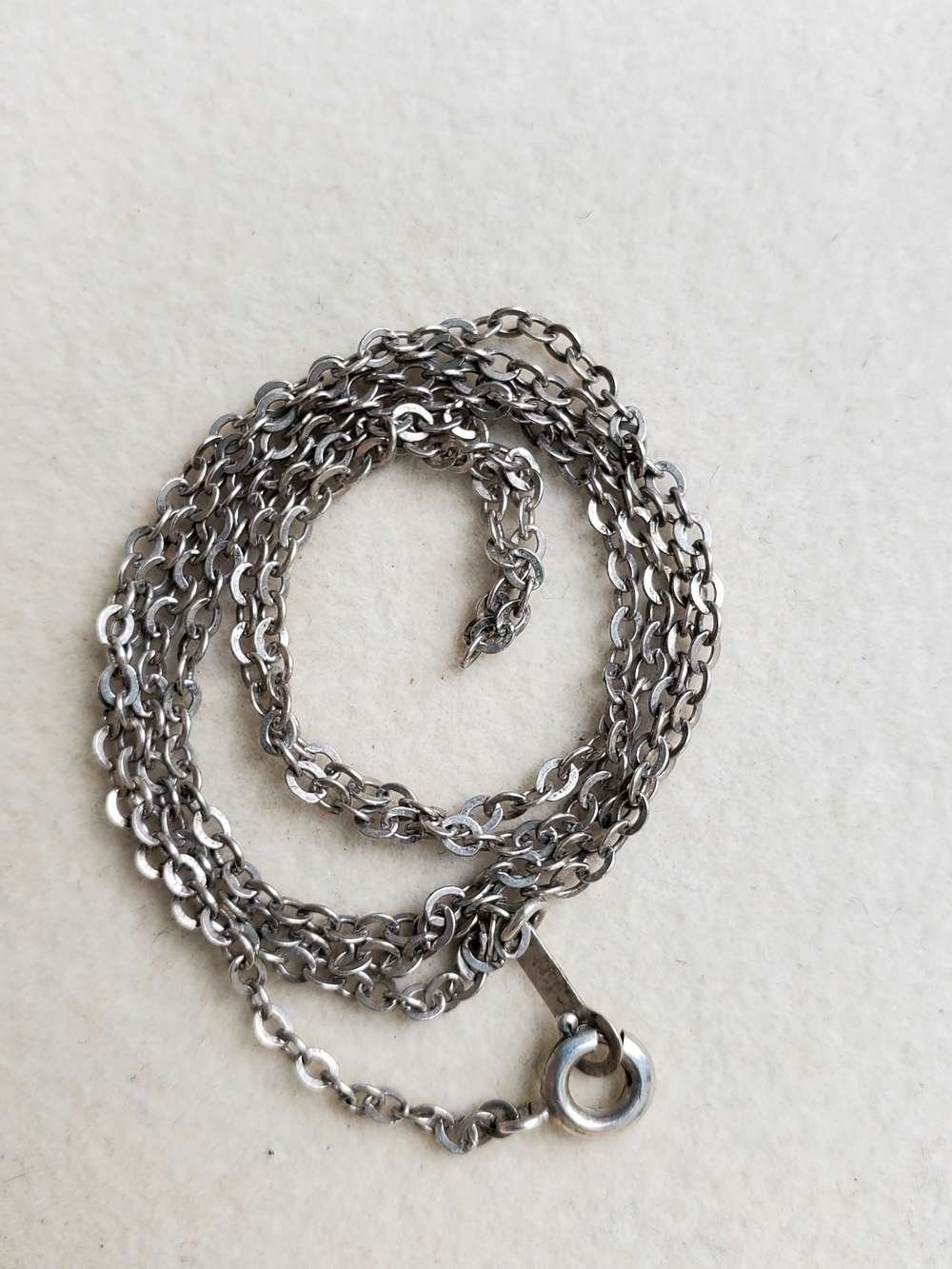Classic Sterling Silver Cable Chain Necklace - 2.33g